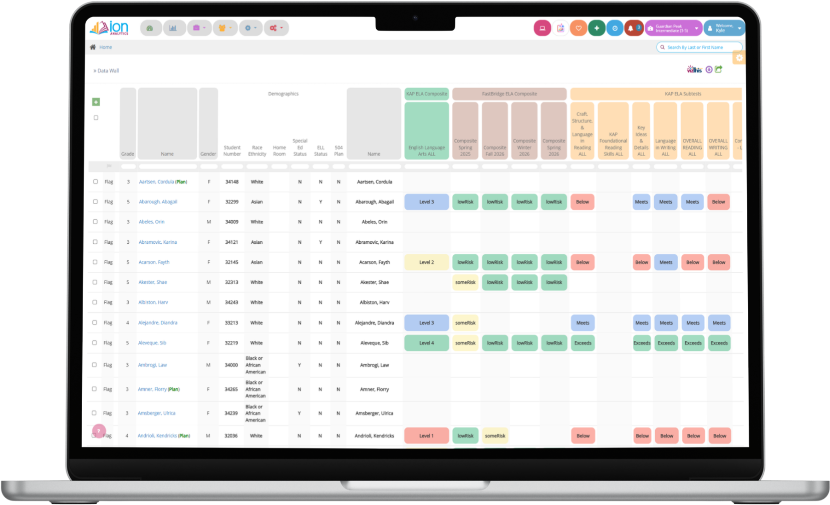 Data Wall